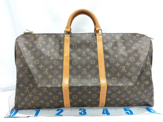 LOUIS VUITTON Monogram M41422 Keepall 60 Boston Bag