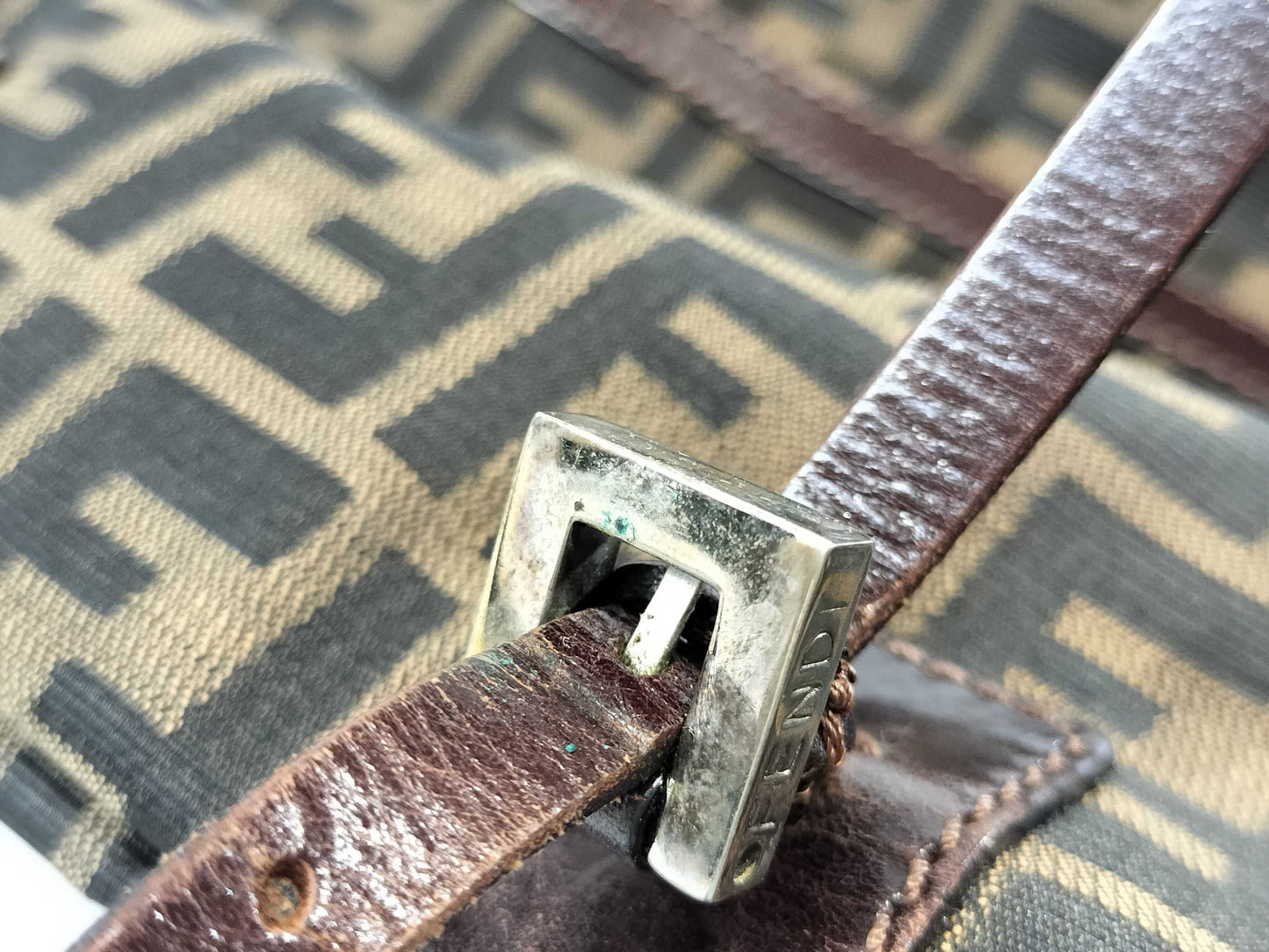 FENDI Zucca pattern Boston handbag Boston bag