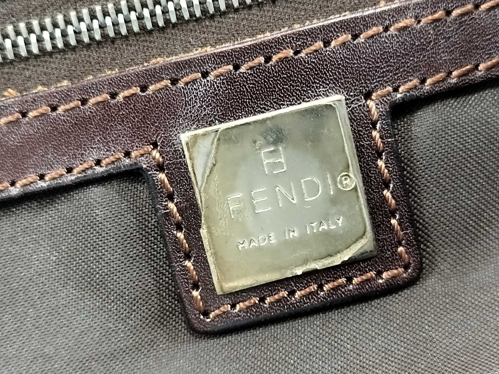 FENDI Zucca pattern Boston handbag Boston bag