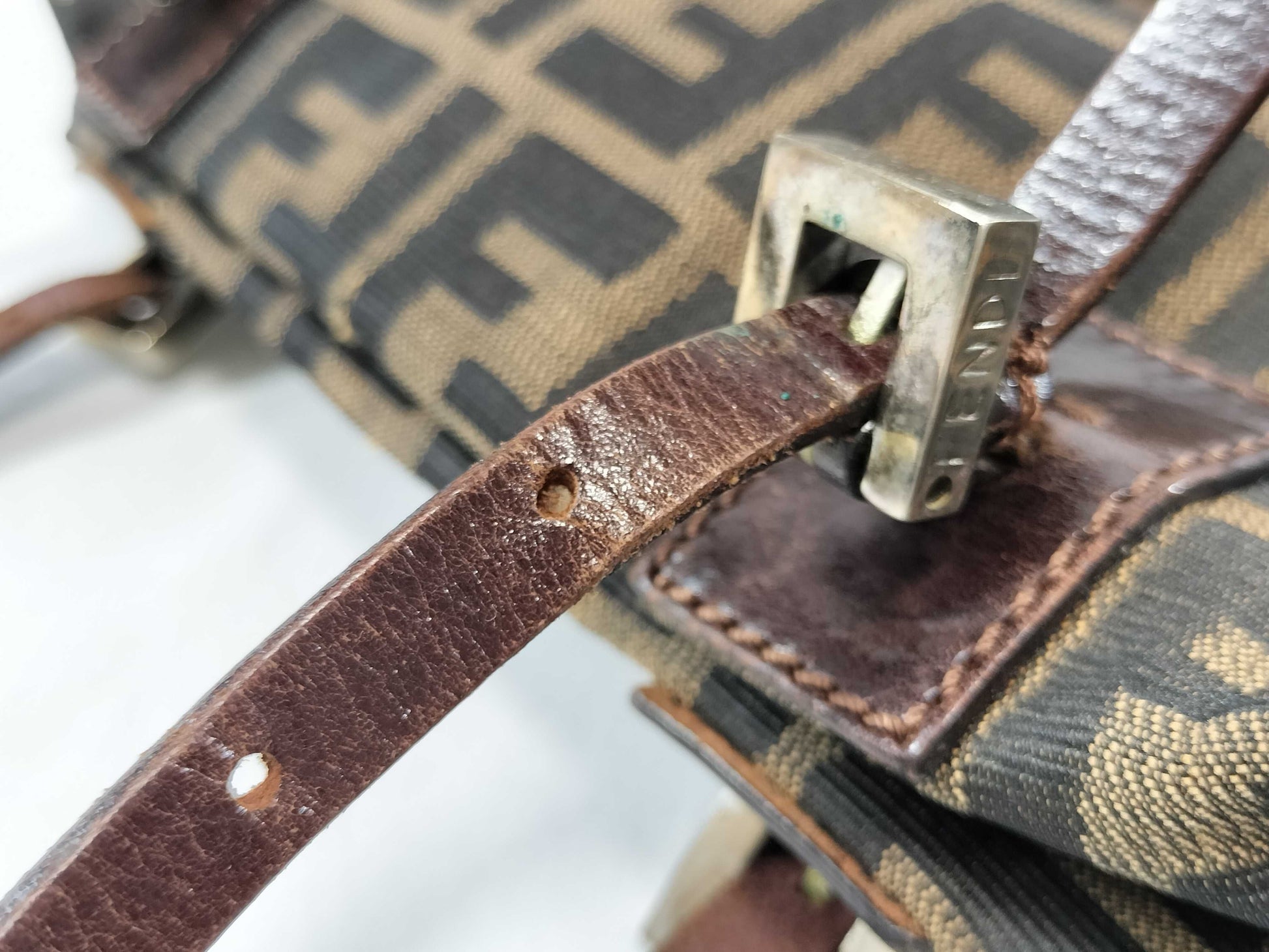 FENDI Zucca pattern Boston handbag Boston bag
