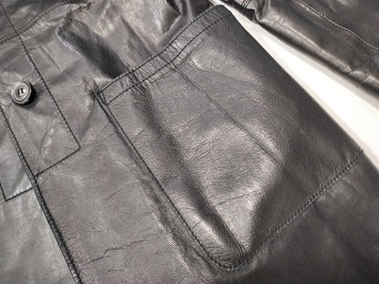 ARMANI JEANS Leather Coat Jacket