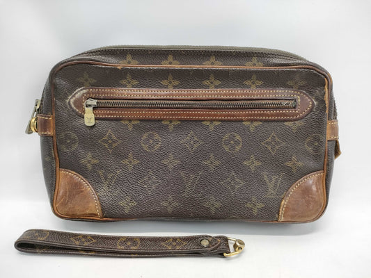LOUIS VUITTON Monogram Marly Dragonne Clutch Bag M51825 Clutch Bag