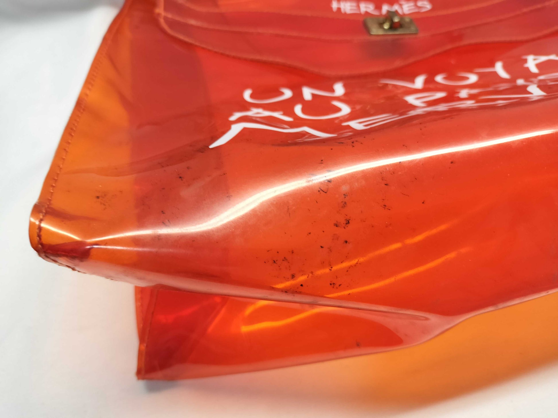 HERMES orange handbag