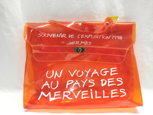 HERMES orange handbag