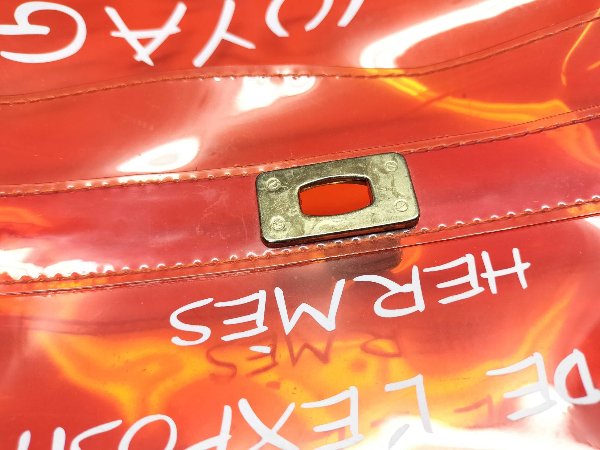 HERMES orange handbag