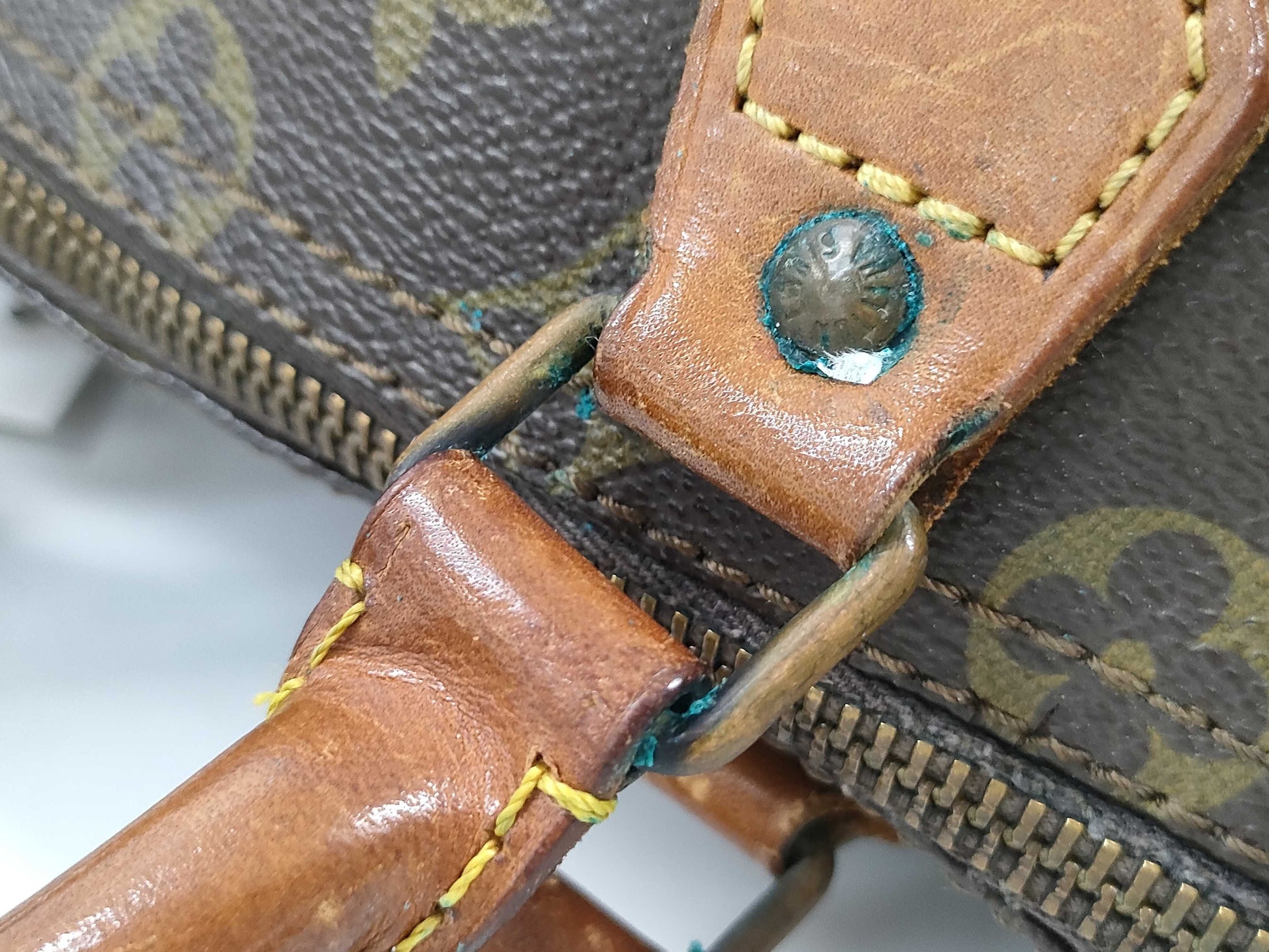 LOUIS VUITTON Monogram Old Speedy 30 Boston Bag