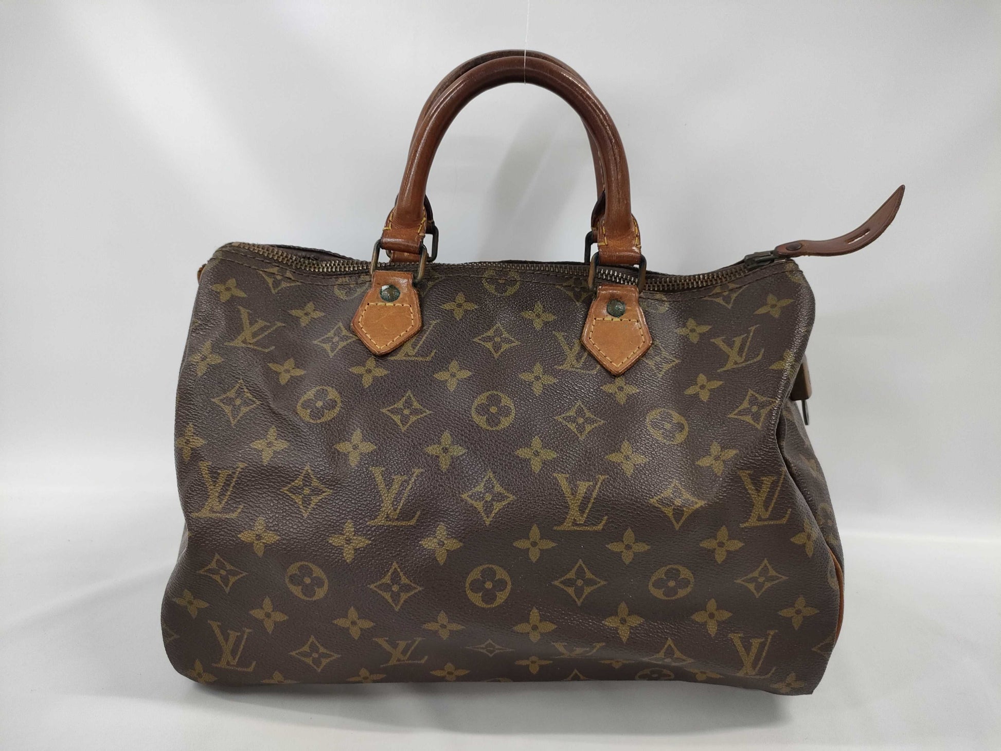 LOUIS VUITTON Monogram Old Speedy 30 Boston Bag