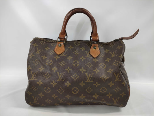 LOUIS VUITTON Monogram Old Speedy 30 Boston Bag