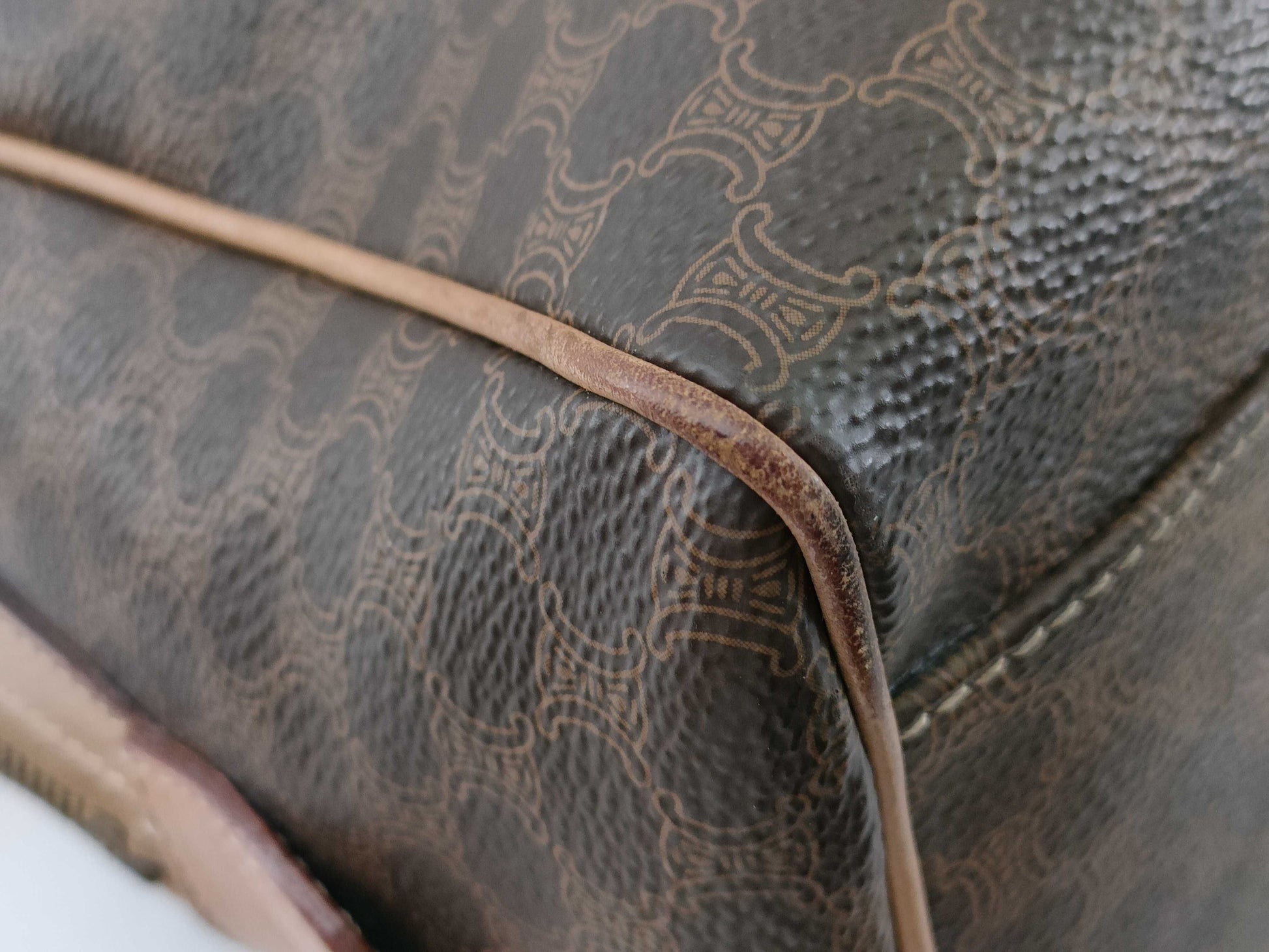 CELINE Macadam 2-Way Shoulder Bag/Handbag