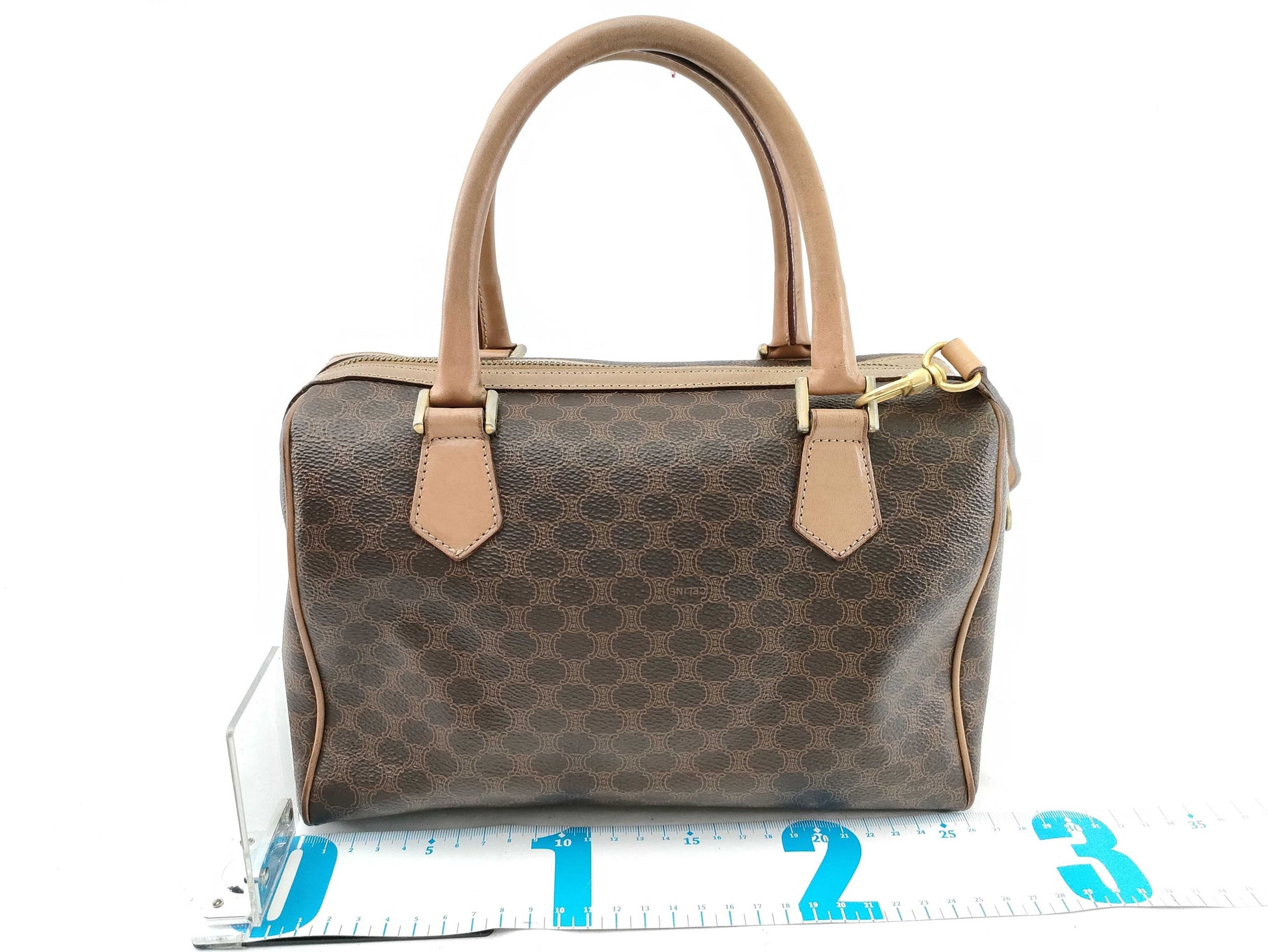 CELINE Macadam 2-Way Shoulder Bag/Handbag