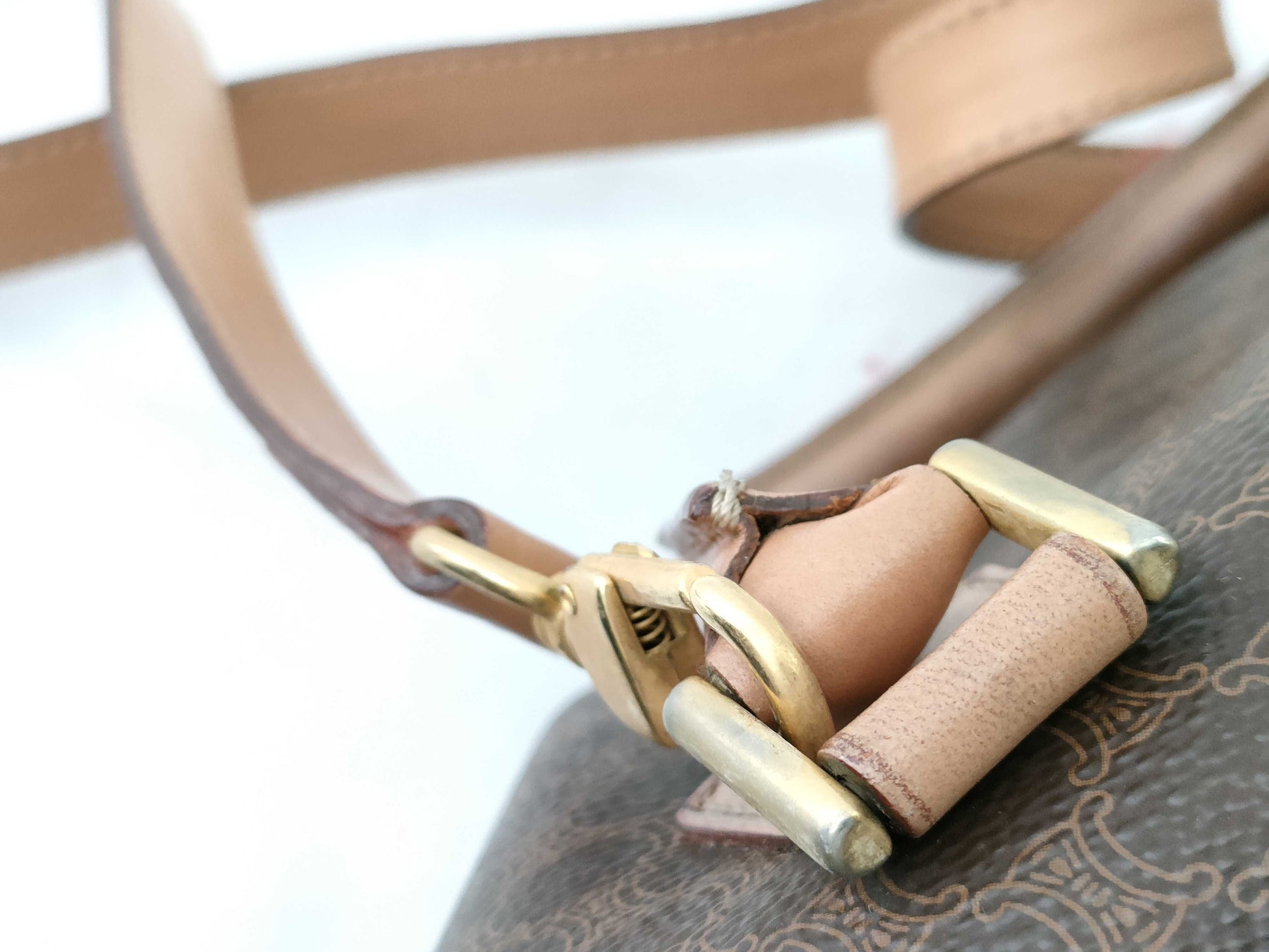 CELINE Macadam 2-Way Shoulder Bag/Handbag