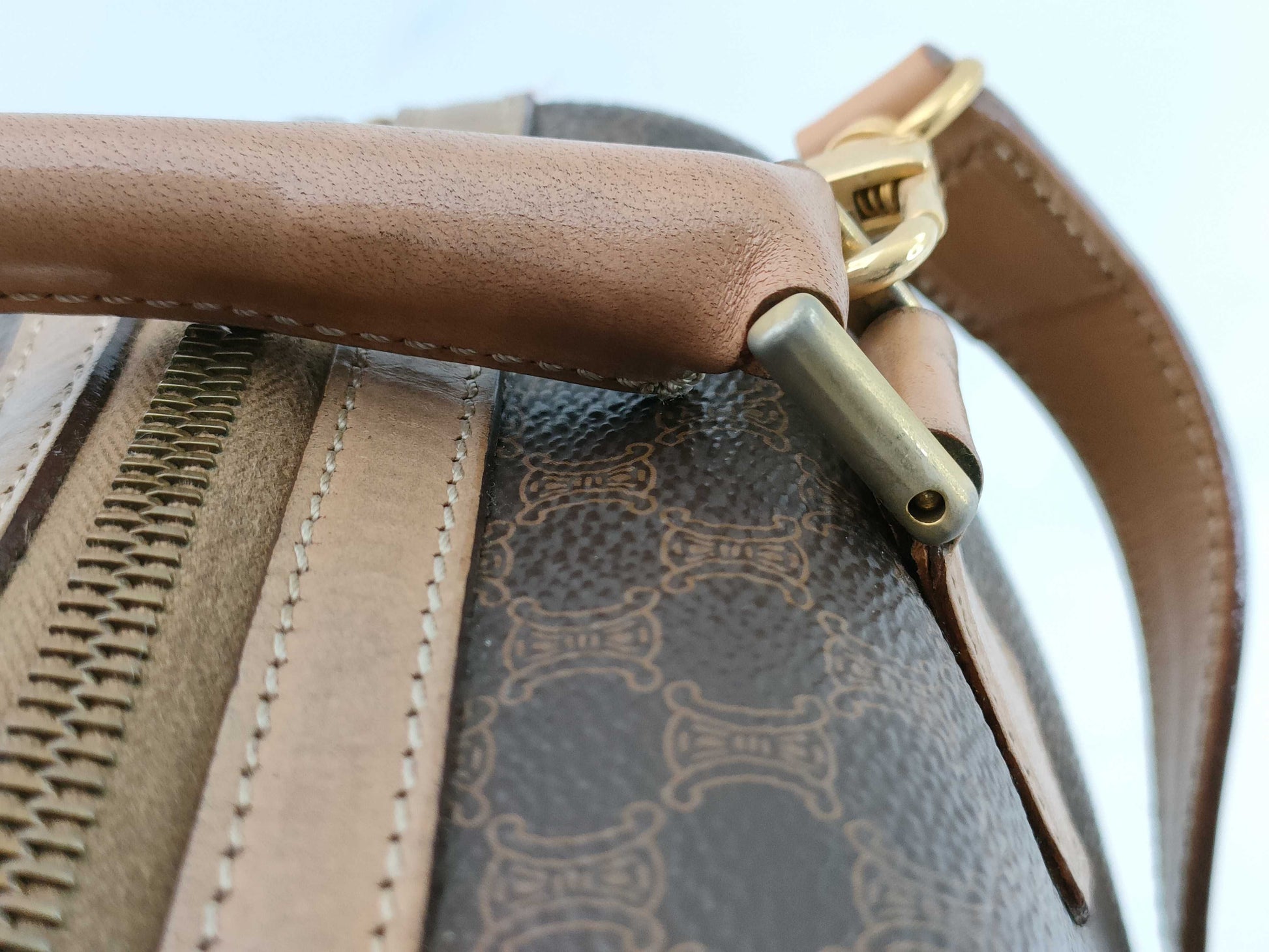 CELINE Macadam 2-Way Shoulder Bag/Handbag