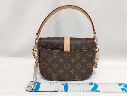 LOUIS VUITTON RFID Verified, Serial Number Unverified, Monogram Saumur BB Shoulder Bag