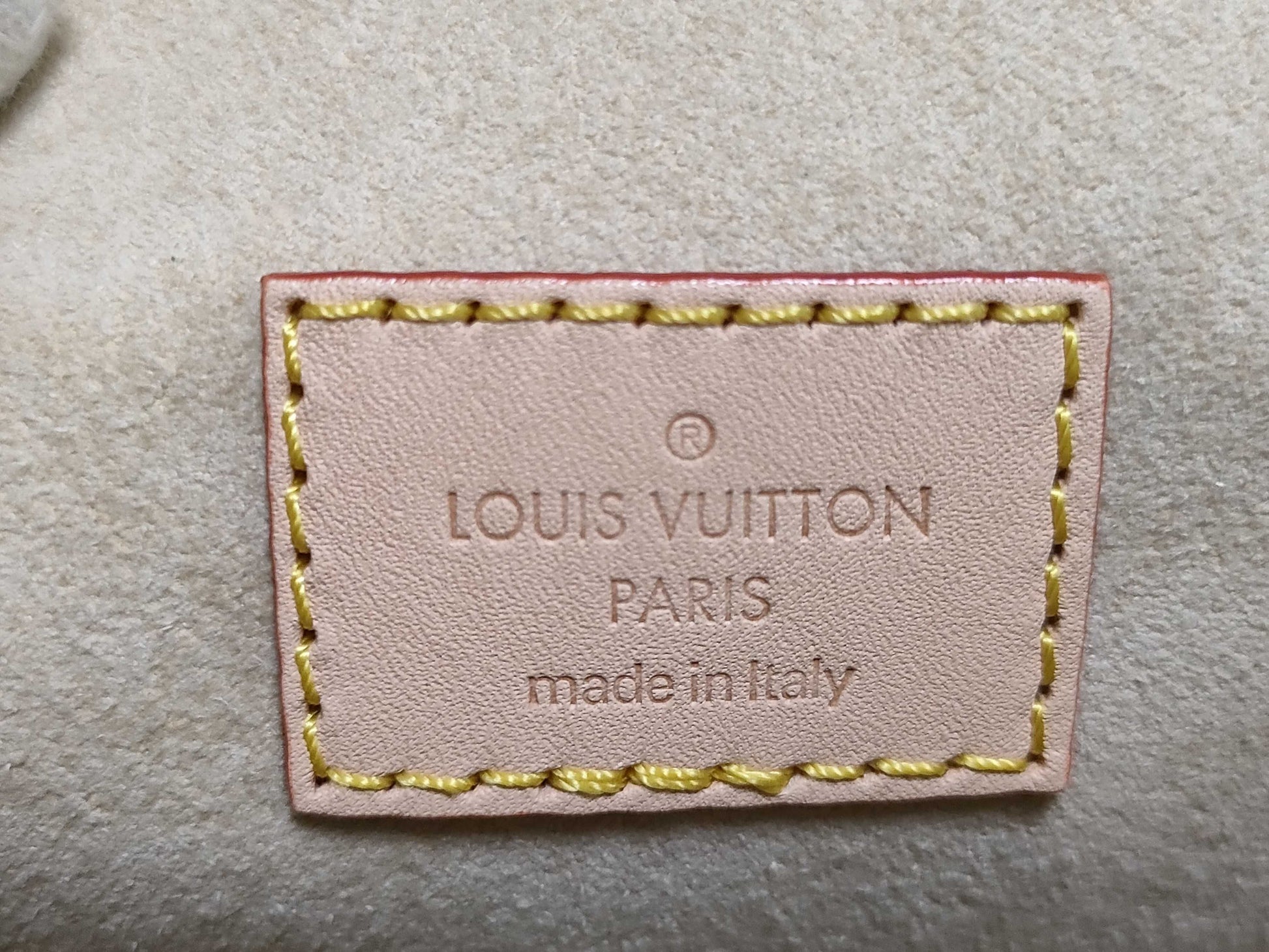 LOUIS VUITTON RFID Verified, Serial Number Unverified, Monogram Saumur BB Shoulder Bag