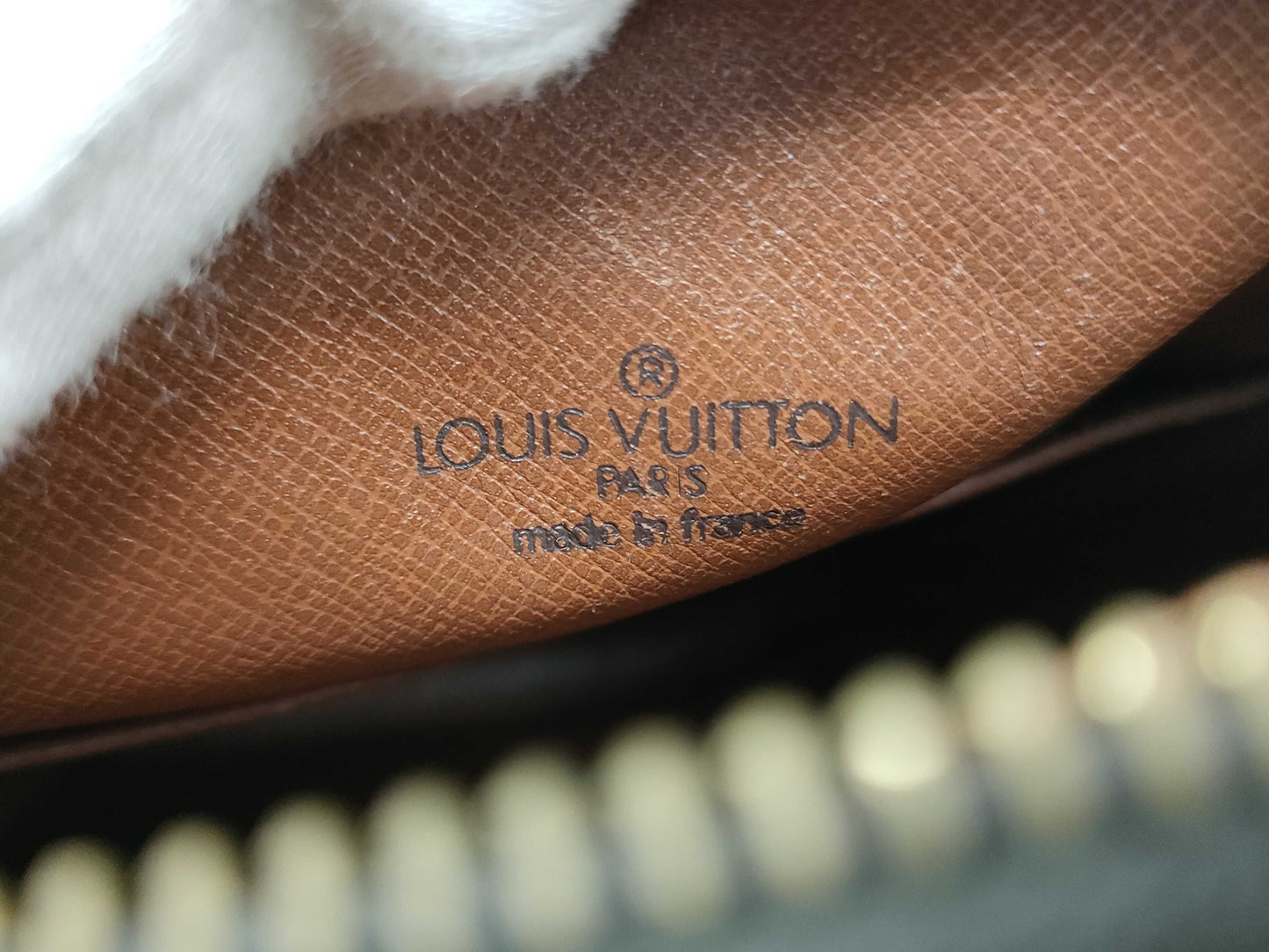 LOUIS VUITTON Danube Shoulder Bag with Internal Deterioration