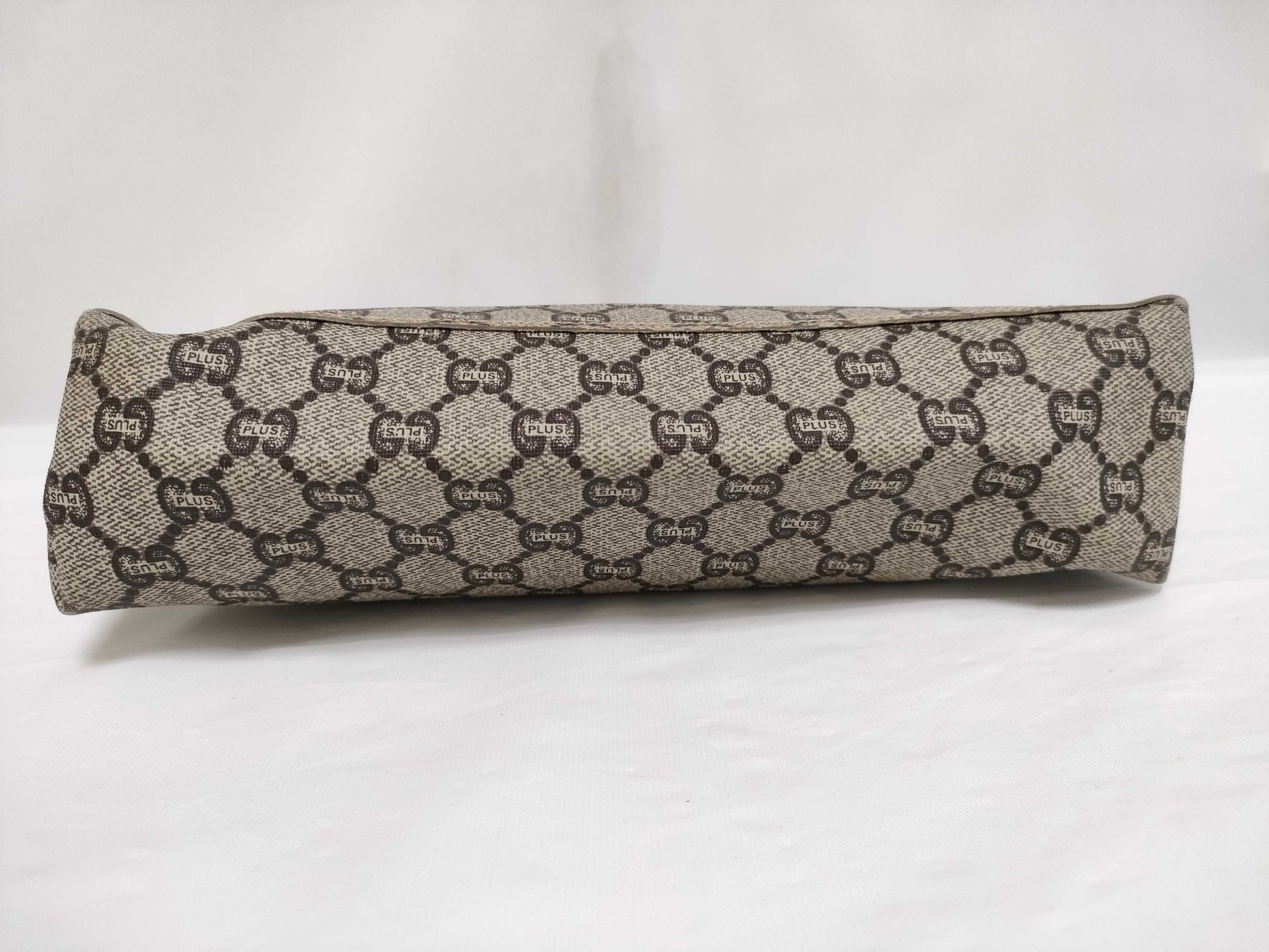 GUCCI Plus Second Bag PVC Beige Second Bag
