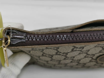 GUCCI Plus Second Bag PVC Beige Second Bag