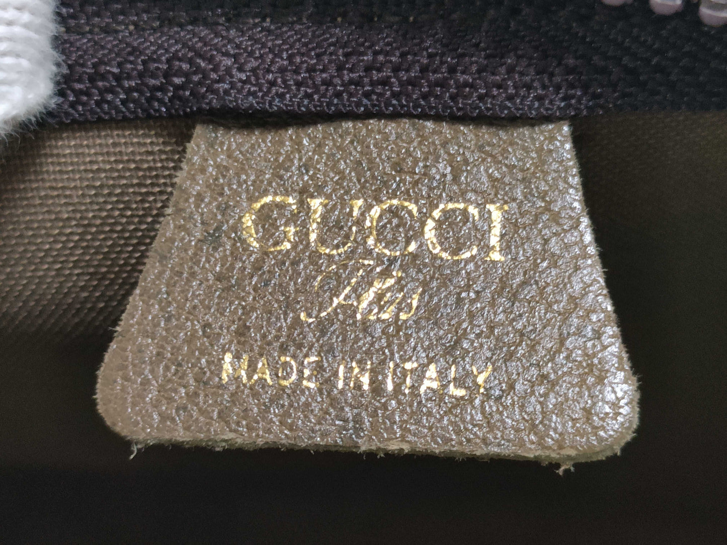 GUCCI Plus Second Bag PVC Beige Second Bag