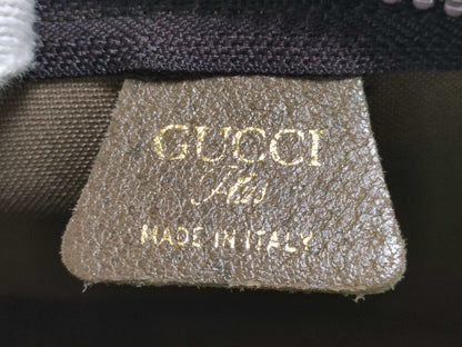 GUCCI Plus Second Bag PVC Beige Second Bag
