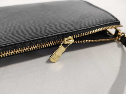 LOUIS VUITTON RFID verification failed. AR0035 Epi Pochette Accessoires AR0035 handbag.