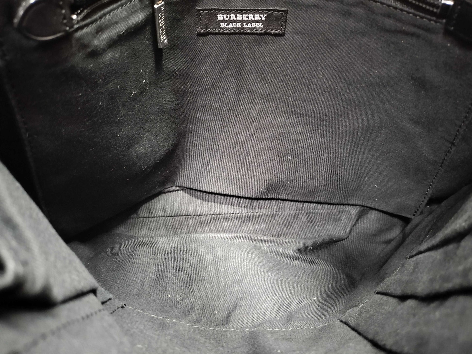 BURBERRY BLACK LABEL Canvas Messenger Shoulder Bag