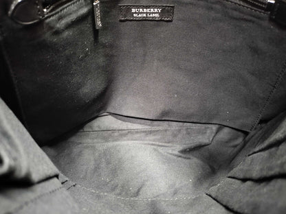 BURBERRY BLACK LABEL Canvas Messenger Shoulder Bag