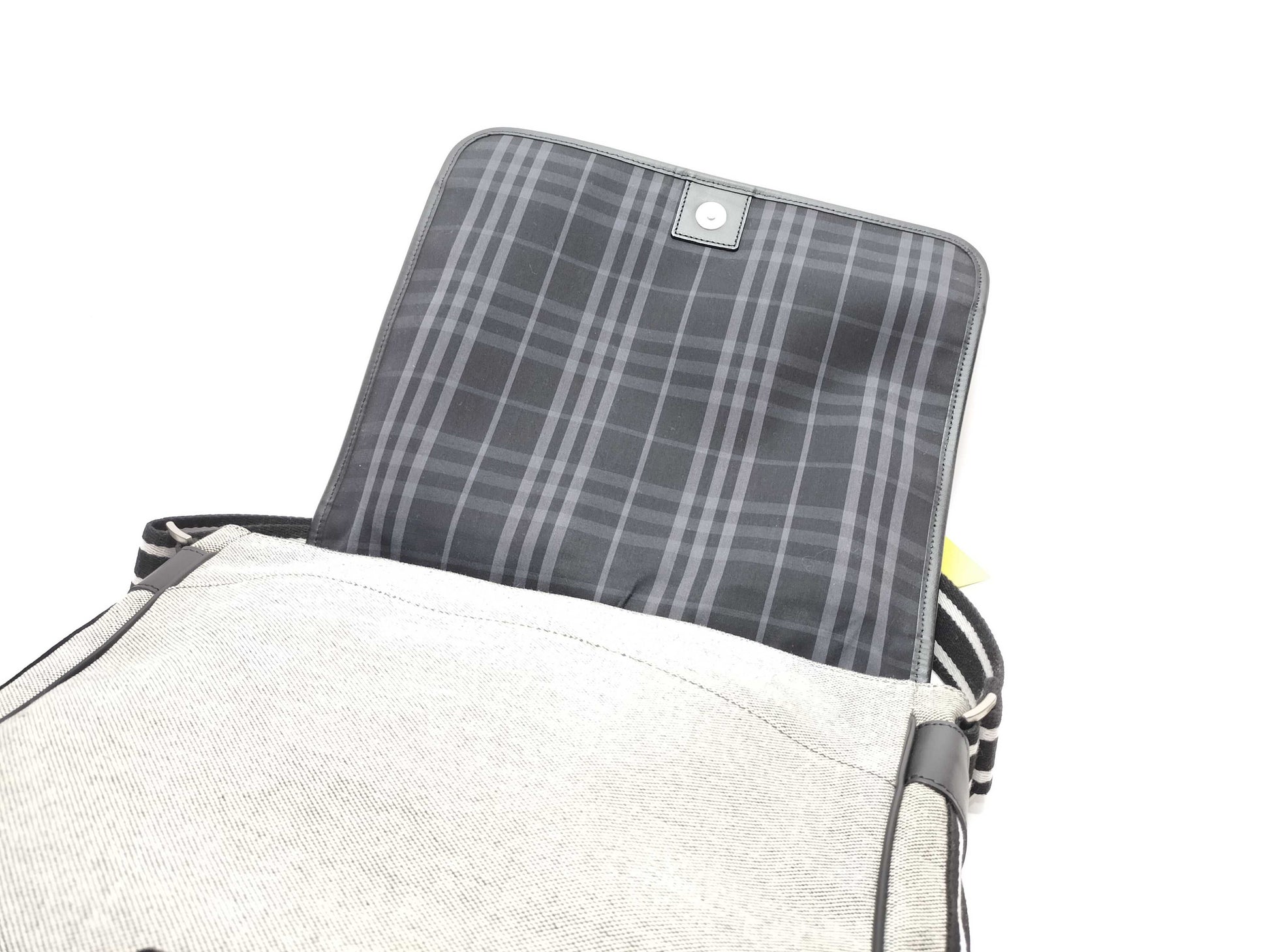 BURBERRY BLACK LABEL Canvas Messenger Shoulder Bag
