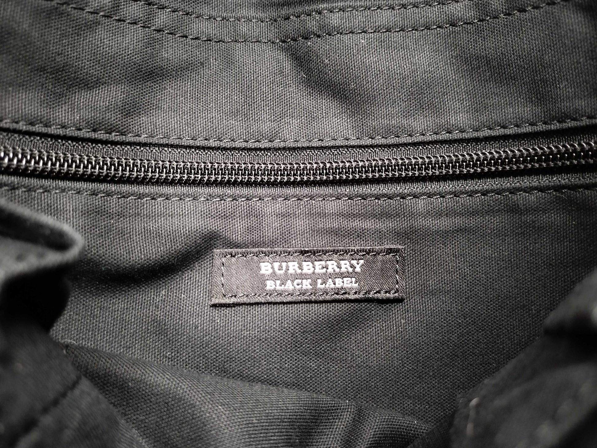 BURBERRY BLACK LABEL Canvas Messenger Shoulder Bag