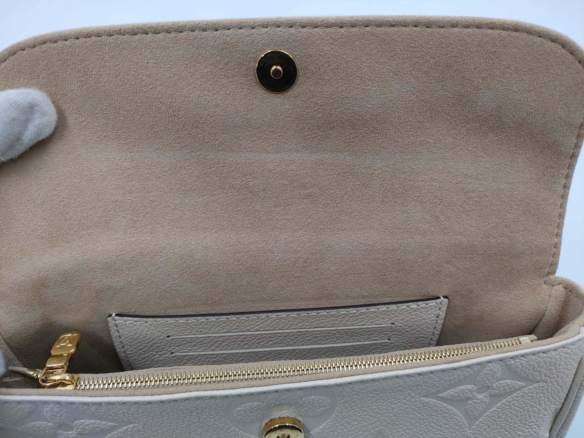 LOUIS VUITTON Monogram Empreinte Wallet on Chain Ivy Shoulder Bag
