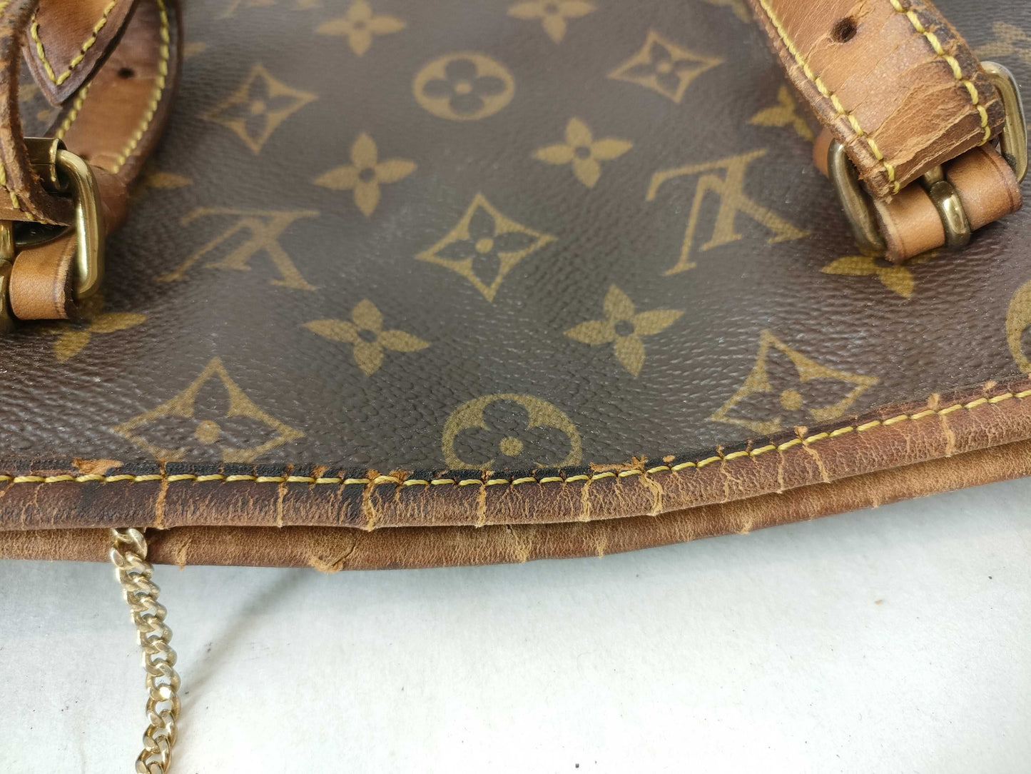 LOUIS VUITTON RFID verification failed SP1928 Monogram M42236 Bucket GM Handbag