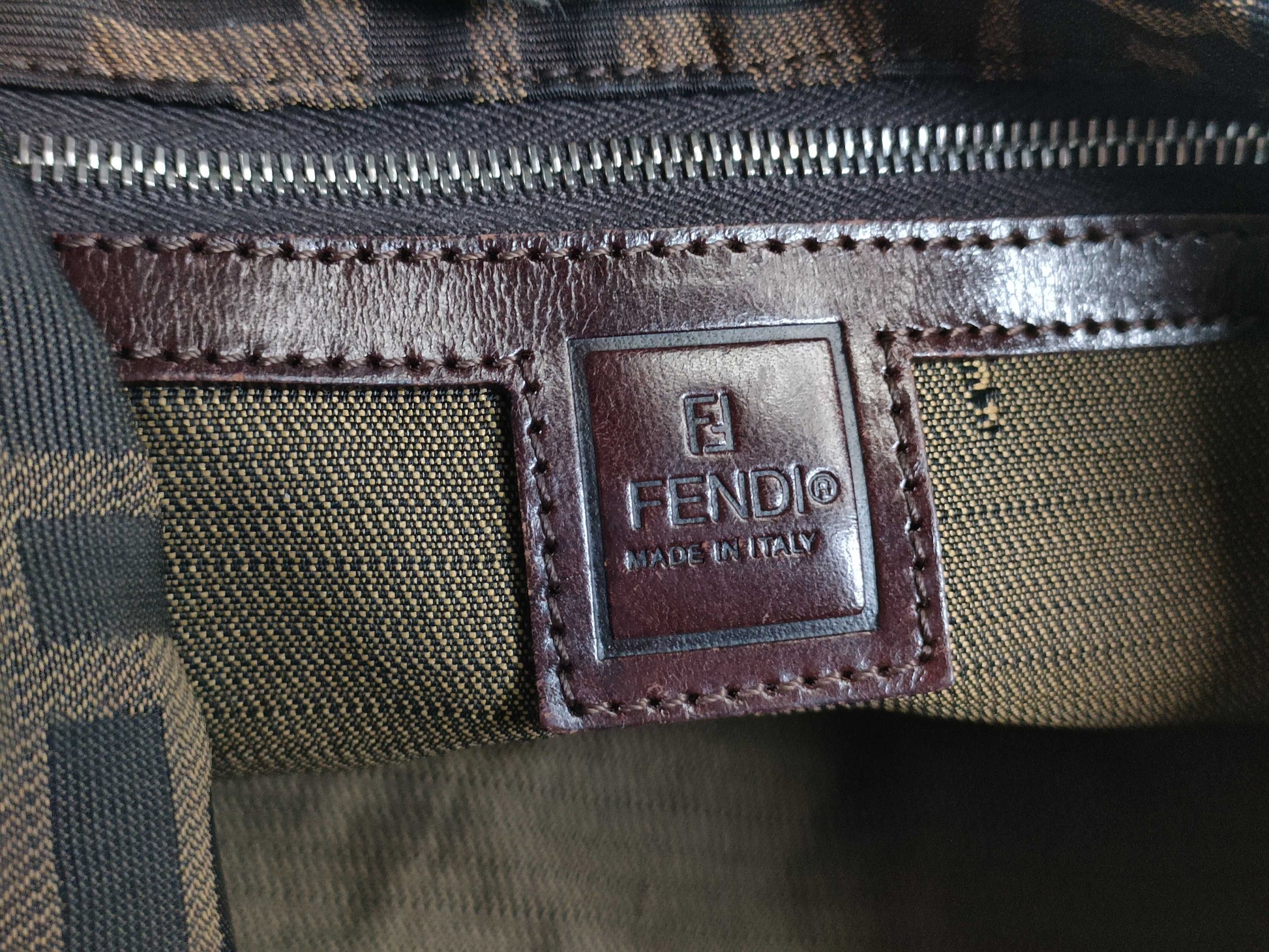 FENDI Zucca pattern tote bag
