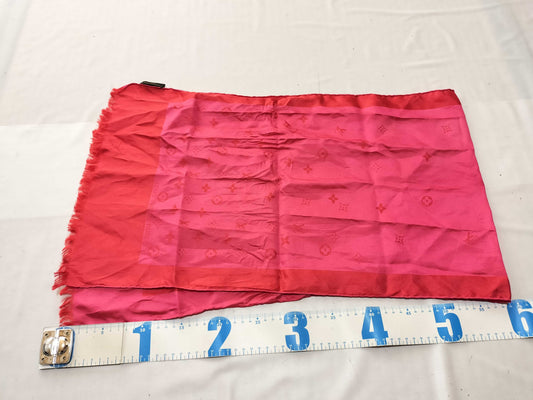 LOUIS VUITTON Monogram Large Silk Scarf
