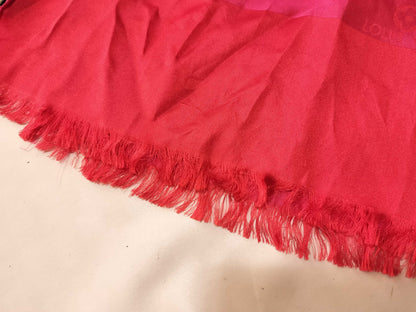 LOUIS VUITTON Monogram Large Silk Scarf