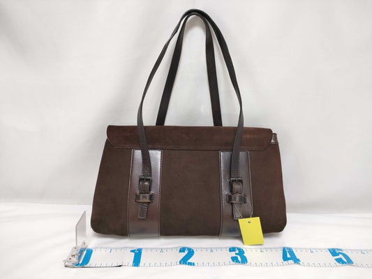 GUCCI 101287 219917 Suede Handbag