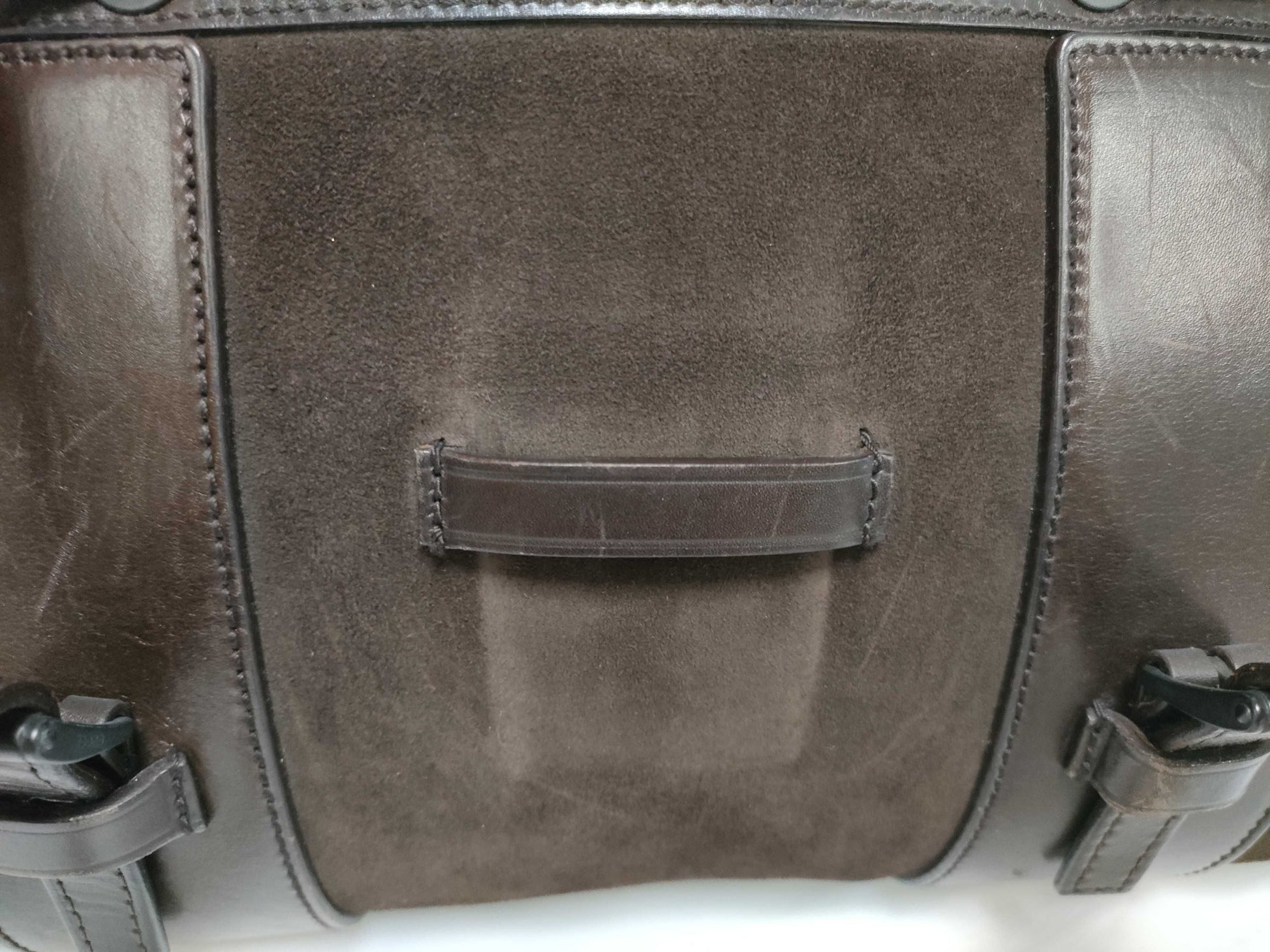 GUCCI 101287 219917 Suede Handbag