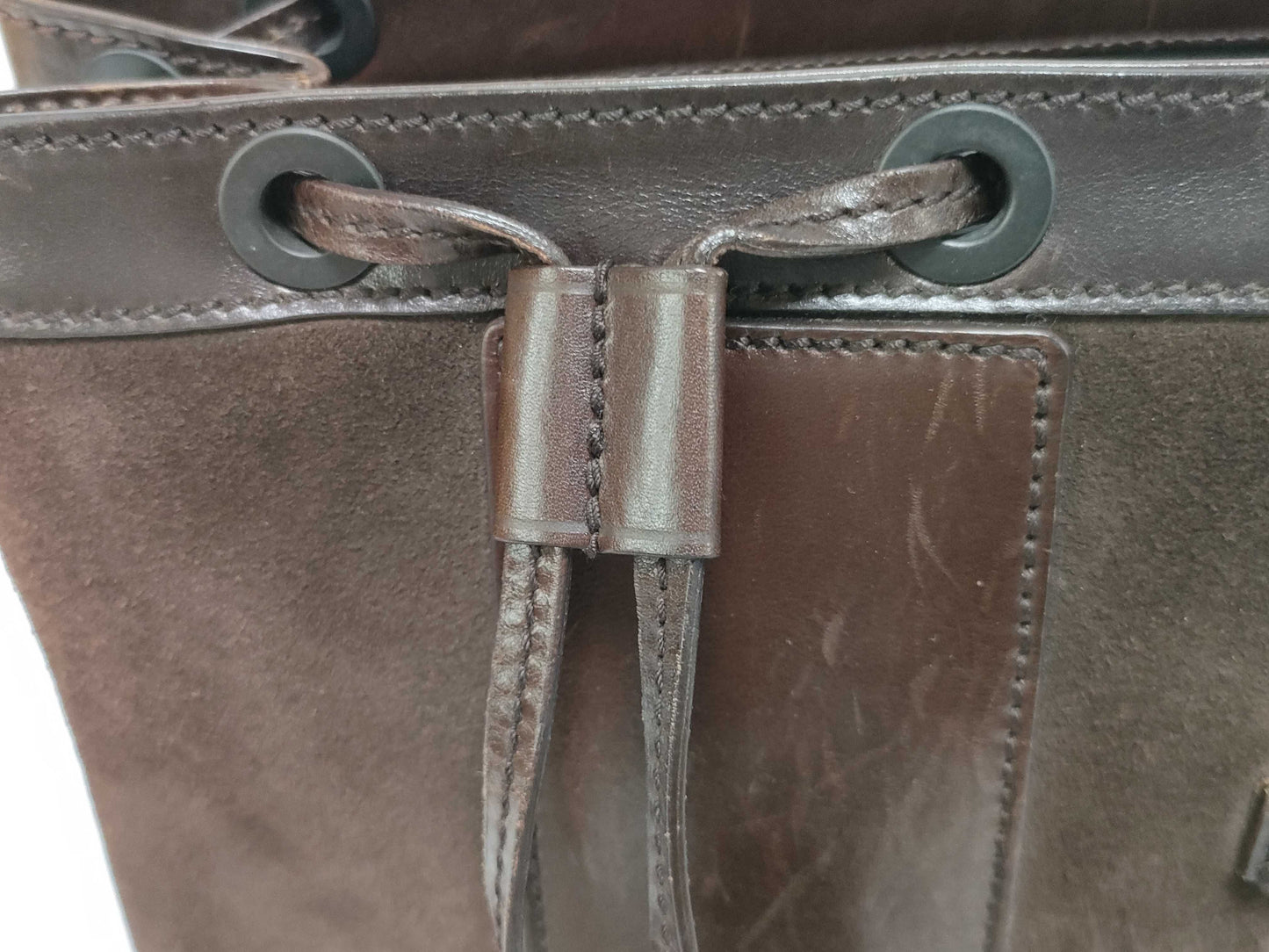GUCCI 101287 219917 Suede Handbag