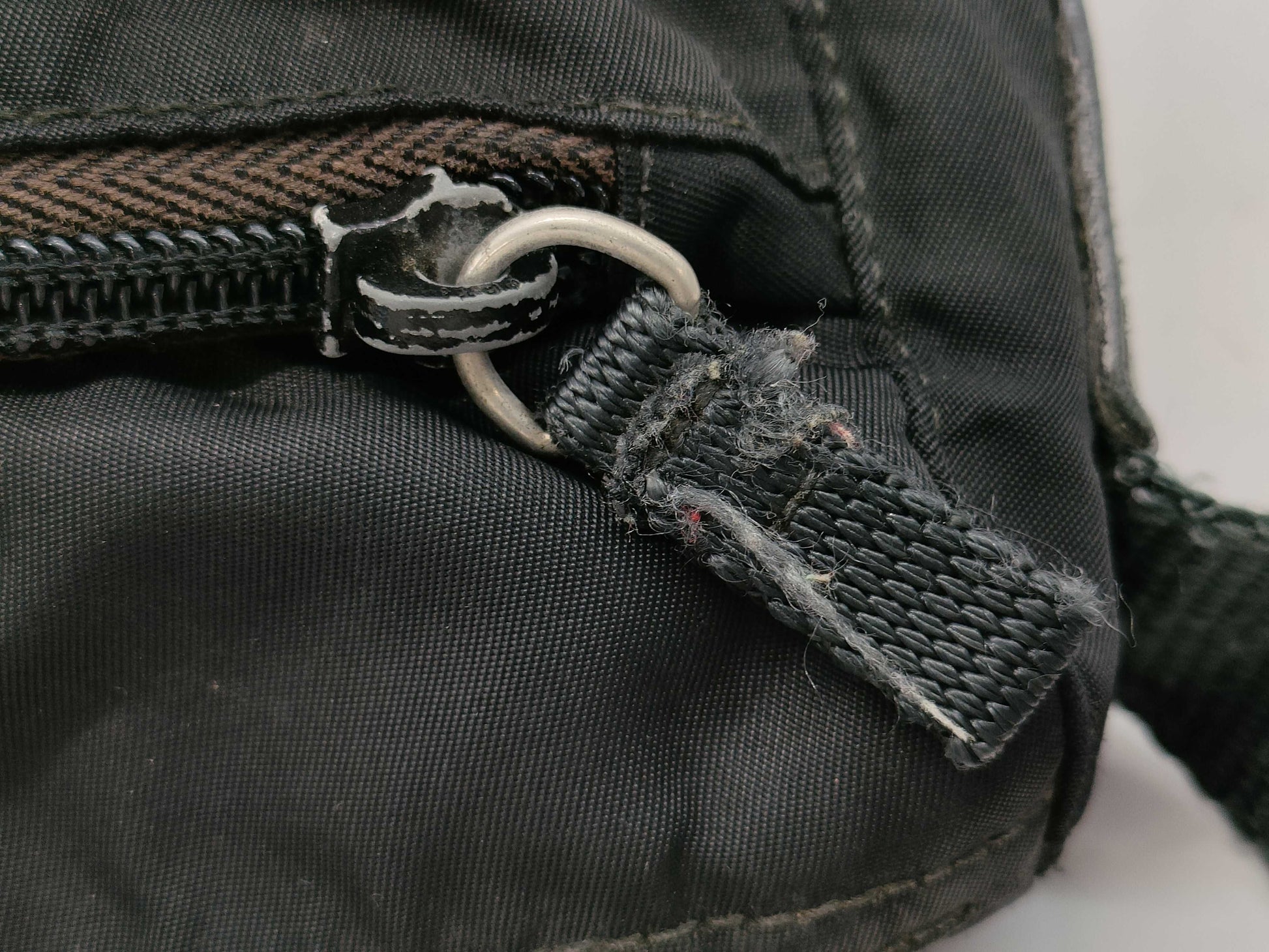PRADA nylon shoulder bag