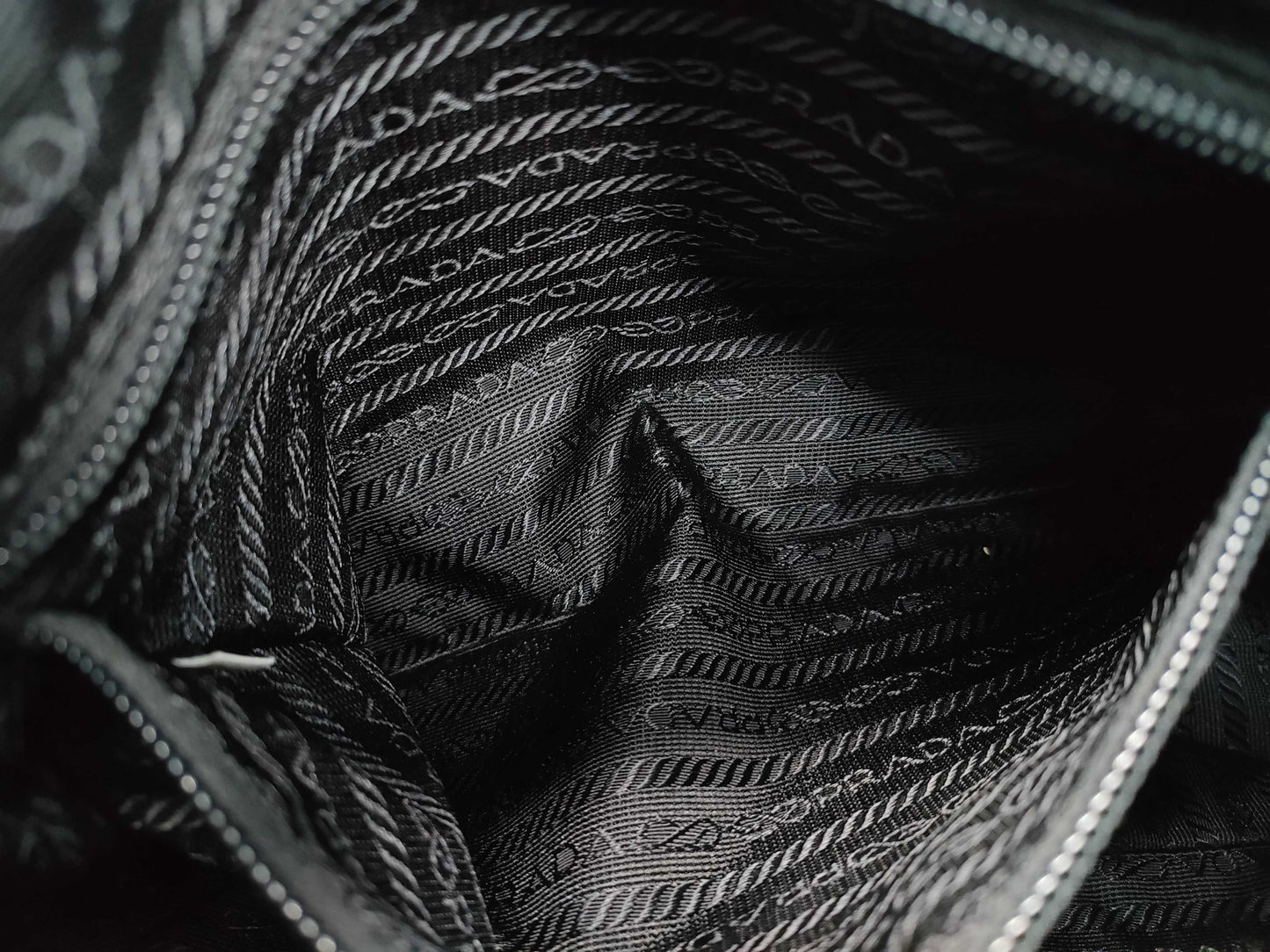 PRADA nylon shoulder bag