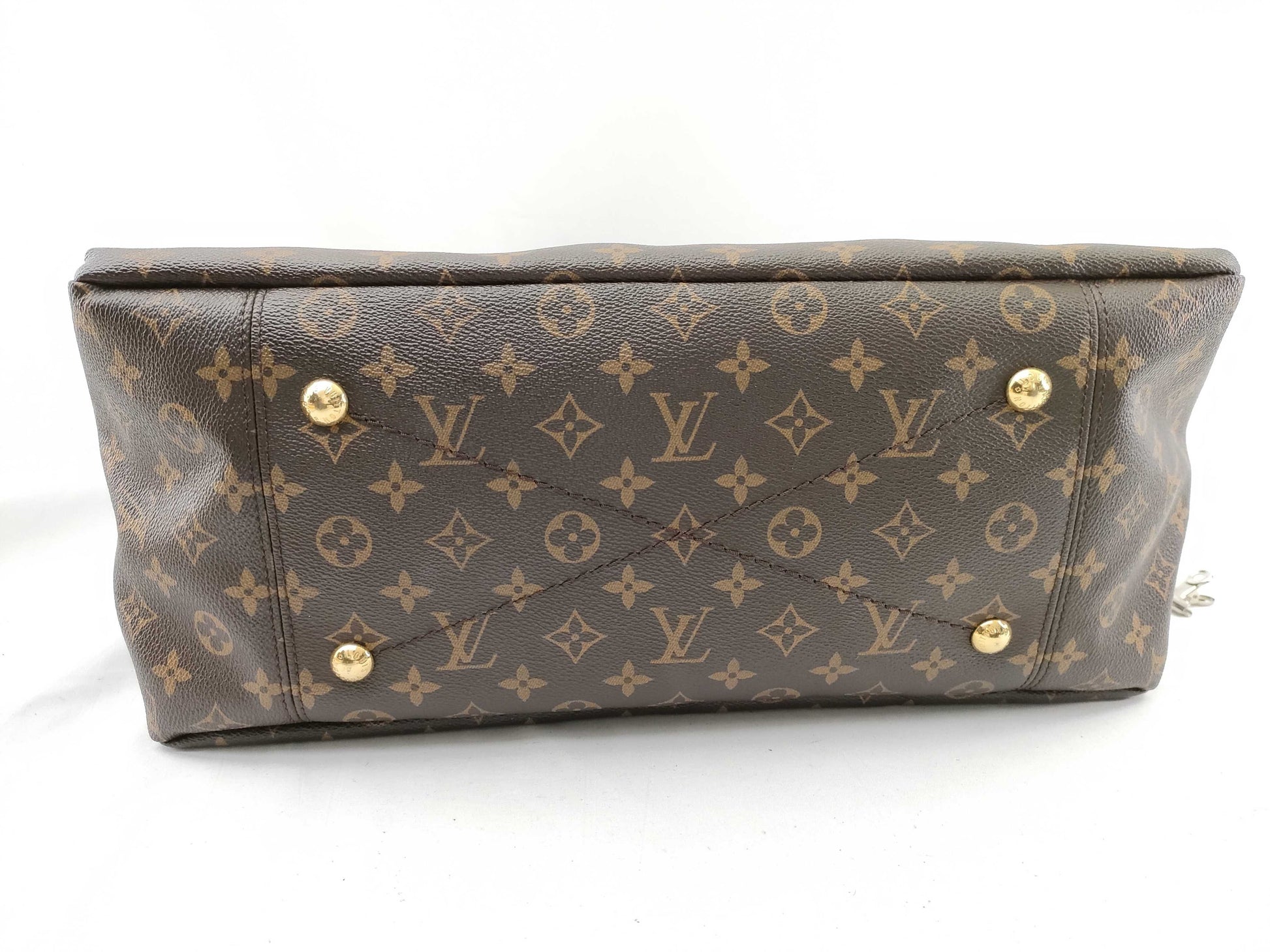 LOUIS VUITTON RFID verification failed. Serial number verification failed. Monogram Artsy MM Tote Bag.