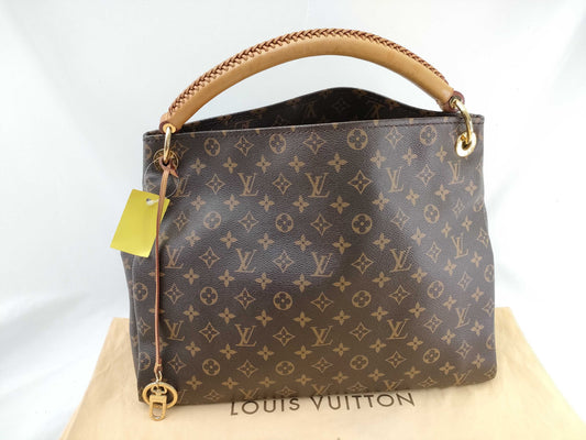 LOUIS VUITTON RFID verification failed. Serial number verification failed. Monogram Artsy MM Tote Bag.