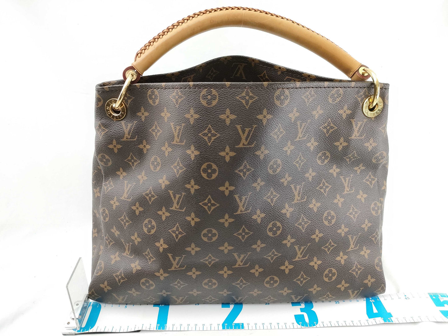 LOUIS VUITTON RFID verification failed. Serial number verification failed. Monogram Artsy MM Tote Bag.