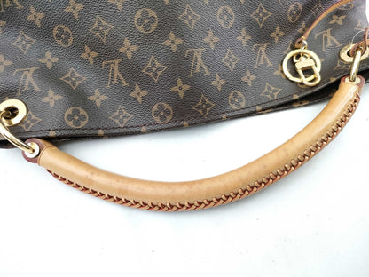 LOUIS VUITTON RFID verification failed. Serial number verification failed. Monogram Artsy MM Tote Bag.