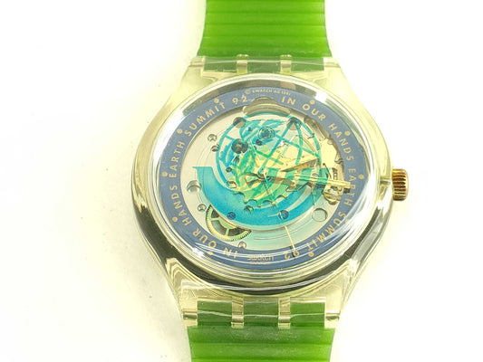 Swatch IN OUR HANDS EARTH SUMMIT Men's Watch