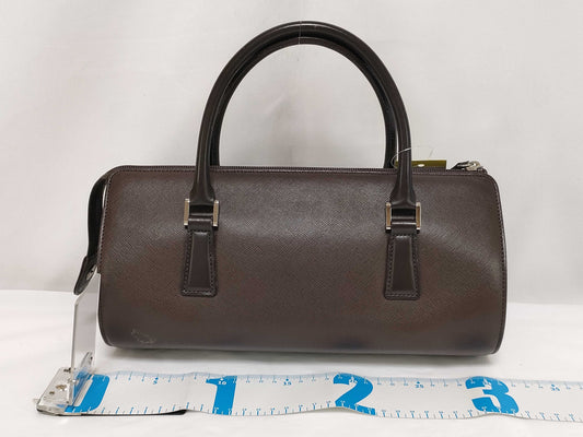 BURBERRY Handbag / Cylindrical / Brown / Color Transfer