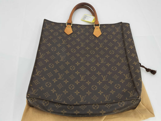LOUIS VUITTON Monogram Sac Plat Handbag