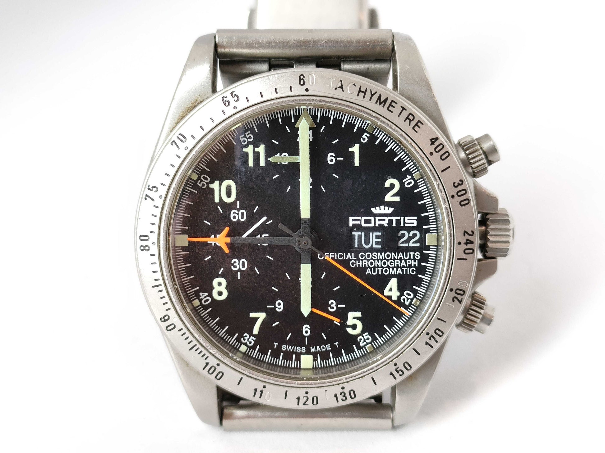 Fortis 602 22 142 / Cosmonaut / Body / Strap Non-original Men's Watch
