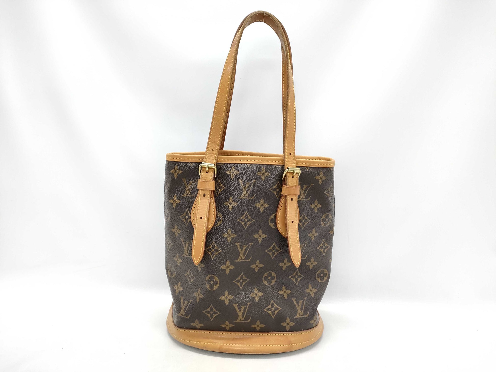 LOUIS VUITTON Monogram M42238 Bucket Tote Bag