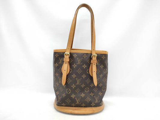 LOUIS VUITTON Monogram M42238 Bucket Tote Bag