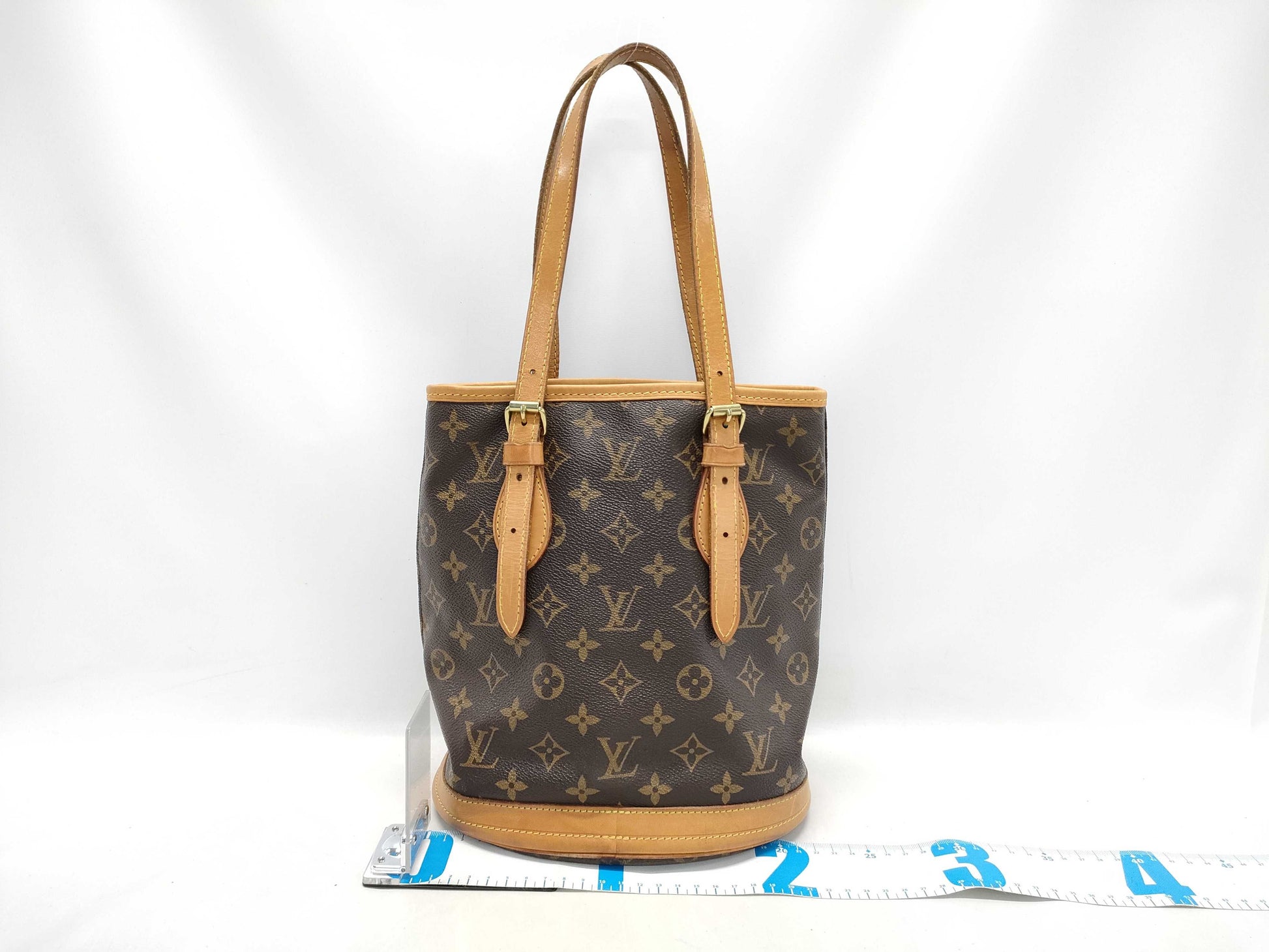 LOUIS VUITTON Monogram M42238 Bucket Tote Bag