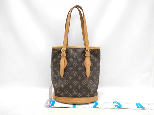 LOUIS VUITTON Monogram M42238 Bucket Tote Bag